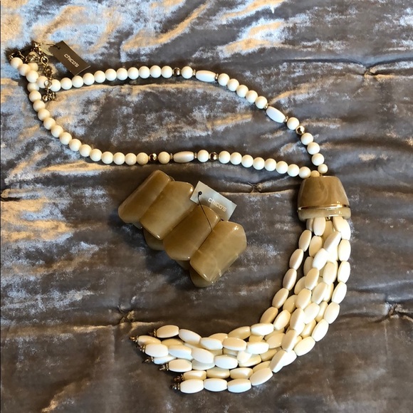 Chico's Jewelry - New Chico’s necklace and bracelet set retail $110